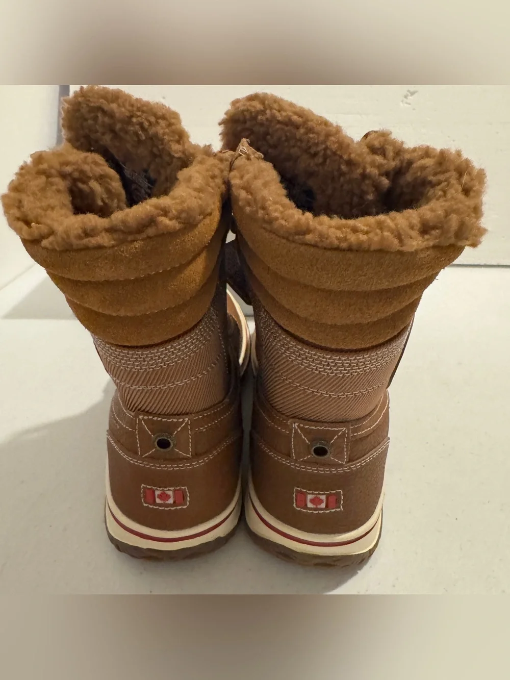 Pajar Canada Waterproof SNOW Brown Leather Boots WATERPROOF Size 10-10.5 (43)